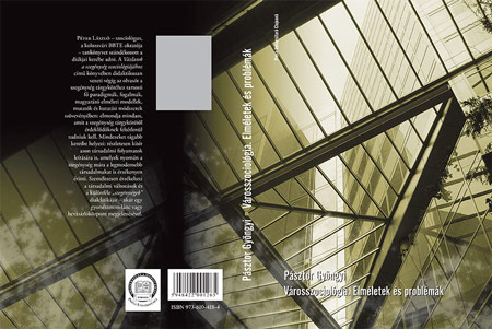 Pásztor Gyöngyi: Urban sociology - book cover design & DTP