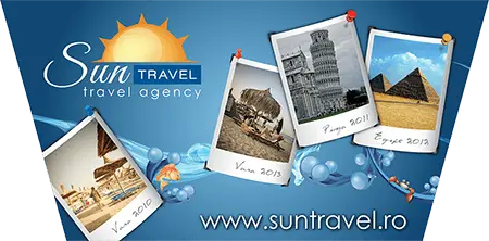 Sun Travel banner graphic design