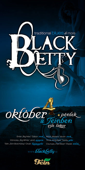 Black Betty Poster graphic design