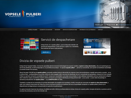 www.vopselepulberi.ro web design